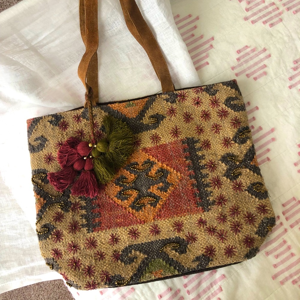 Boho tote bag